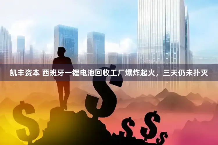 凯丰资本 西班牙一锂电池回收工厂爆炸起火，三天仍未扑灭